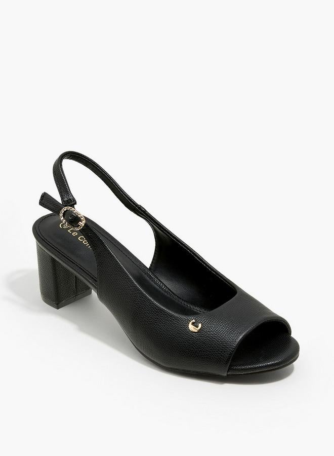 لو كونفورت صنادل بكعب عريض نسائية - Image 3